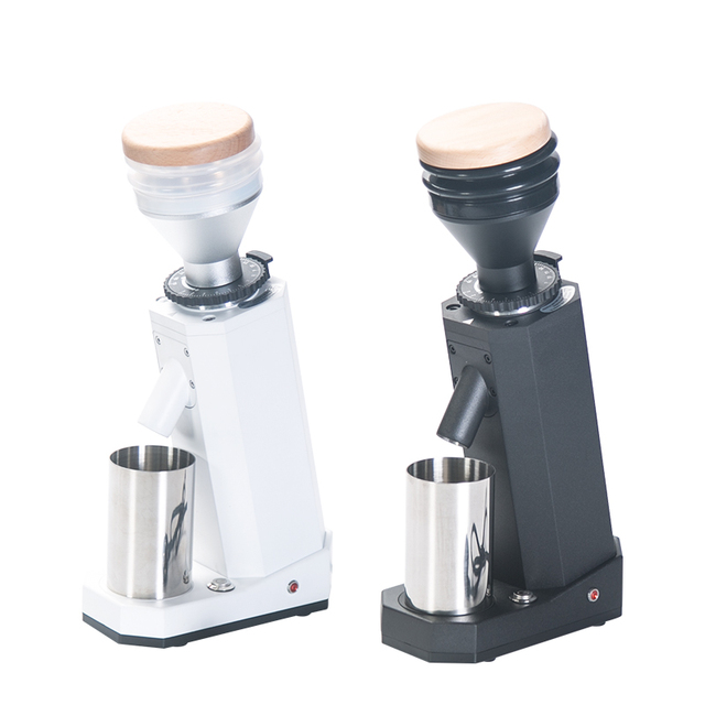 Coffee Grinder Electric Adjustable Burr Aluminum Alloy Body Automatic Coffee Machine for Home Use