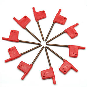 Chất lượng cao S2 Metric cấp công nghiệp cờ đỏ Torx Key Wrench t Loại Allen 100 cái/túi T8 phím - Product Image 2