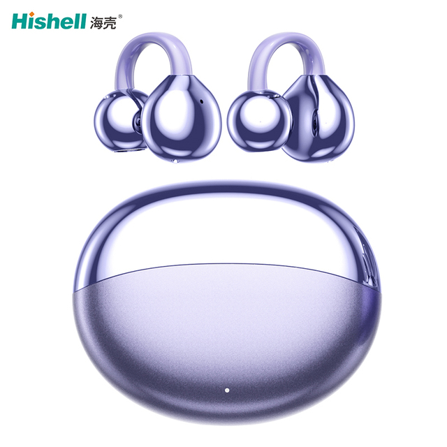 Open Ear Clip-on Wireless Earbuds Real-time Many Languages Translator Headphones for Sport and Business