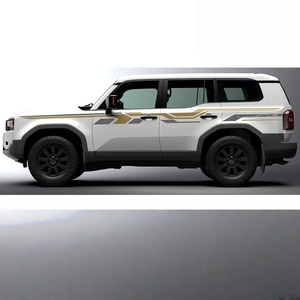สติกเกอร์ติดรถยนต์สำหรับ Toyota Land Cruiser Prado 24 LC250สติกเกอร์ติดรถแบบส่วนตัวแถบสี - Product Image 2