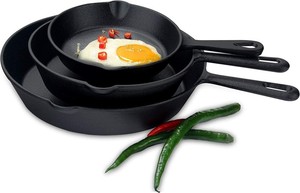 Poêle Little Happiness pré-assaisonnée : construction classique durable, surface sans produits toxiques, compatible avec tous les types de plaques de cuisson - Product Image 2