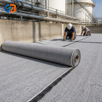 Bâche en argile bentonite GCL haute résistance à la traction, résistante aux perforations, de haute qualité pour l'utilisation sur les pentes de barrages et réservoirs