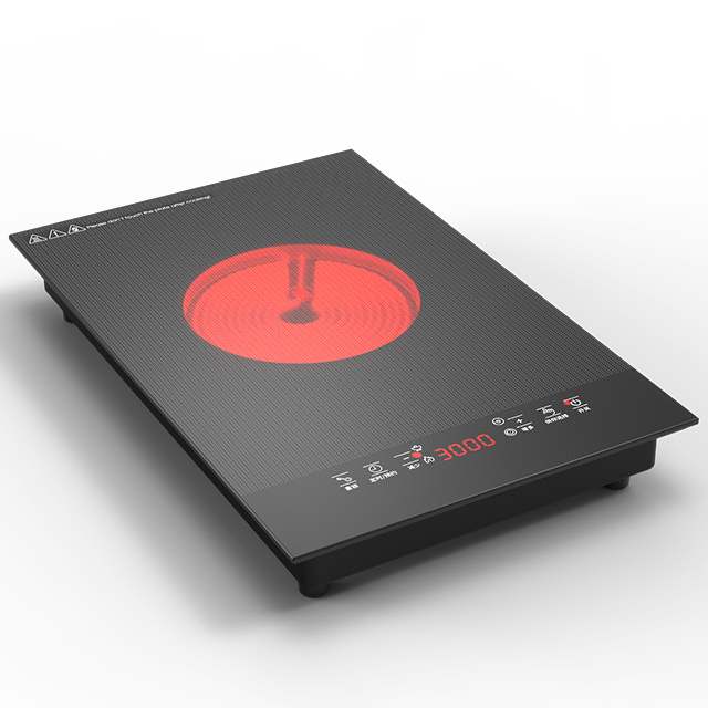 Built-in & Desktop Dual-use 3000W Infrared Ceramic Cooktop All Cookware Compatible Electric Stove