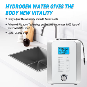 <span class=keywords><strong>Ioniseur</strong></span> d'eau électrolytique multifonctionnel avec compteur numérique de pH et d'ORP, eau alcaline riche en hydrogène pour la consommation, eau acide - Product Image 3