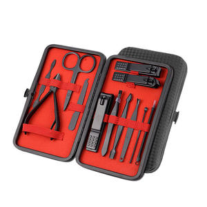 Ensemble de <span class=keywords><strong>manucure</strong></span> <span class=keywords><strong>professionnel</strong></span> de haute qualité en acier inoxydable 7 en 1 avec ciseaux de pédicure, kit de soins pour bébé, emballage en boîte - Product Image 4