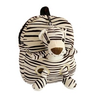 Enfants Anti-perte sac à dos 3d poupée dessin animé sacs à dos licorne détachable sac d'école en peluche pour tout-petit