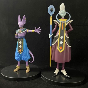 Modèle de personnage d'anime Dragon DBZ Whis et <span class=keywords><strong>Beerus</strong></span> de 10 à 17 cm avec base, artisanat en plastique pour la décoration - Product Image 1