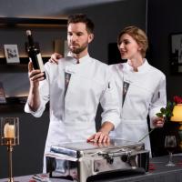 Custom Professionele Hotel Keuken Restaurant Werkkleding Doeken Voor Chef-Kok Shirt Tops Chef Uniform Chef-Kok Keuken Kleding