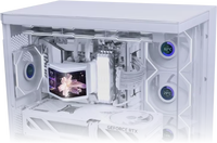 Refroidisseur de processeur liquide incurvé Lian Li HydroShift II OLED 360, écran OLED incurvé 2K 60Hz, thèmes 3D, échange à chaud magnétique, 2800 tr/min, AM5 LGA1851 PC