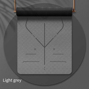 Fitness antidérapant en Tpe épais pliable avec logo personnalisé sac portable léger inclus tapis de Yoga - Product Image 5