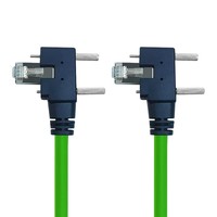 Câble Ethernet Gigabit Catégorie 6A à double blindage et verrouillage pour Servo EtherCAT