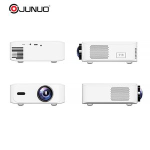 Junuo Hệ Thống <span class=keywords><strong>Wifi</strong></span> Kép <span class=keywords><strong>Android</strong></span> 11 360ANSI Cao Lumens 200Inch Hỗ Trợ 30000 + Trò Chơi Retro <span class=keywords><strong>2</strong></span> Gamepads 1080P Máy Chiếu Di Động - Product Image 2