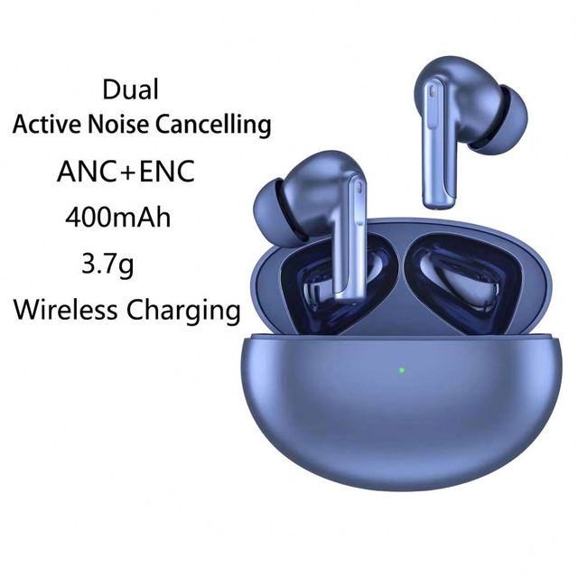 Intelligent ANC ENC Atcive Noise Cancelling Wireless Charging Bluetrum TWS Wireless Headphones ANC Earbuds