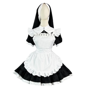 Nun Costume Lolita Anime Maid Outfit Women Adult Cross-border Spring 2023 Polyester Cloak - Product Image 5