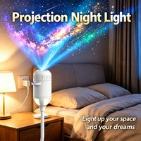 Lampe de projection d'étoiles LED USB à gradation progressive, contrôle tactile RGB, lumière de nuit pour voiture et chambre à coucher, lumière d'ambiance romantique galaxie