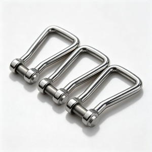 <span class=keywords><strong>Manille</strong></span> de fixation en acier inoxydable 316 pour sangles de 1 pouce, connecteur léger de qualité marine, quincaillerie d'arrimage antirouille - Product Image 3