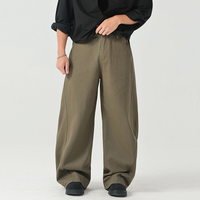 Pantalon décontracté tendance de style américain, couleur unie, polyvalent, confortable, pour hommes et femmes, pantalon en jean tendance à jambe droite