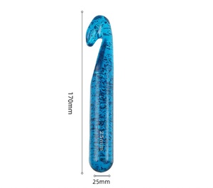 Ganchos de Crochet de Plástico Transparente, 12, 15, <span class=keywords><strong>18</strong></span>, 20, 25 mm, Coloridos, Herramienta para Tejer y Hacer Hilados, Venta al Por Mayor - Product Image 5