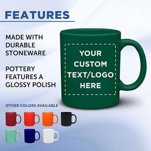 Mug à café personnalisé avec photo, texte et logo, mugs en céramique, tasse à thé personnalisée |   Idée cadeau unique - Product Image 2