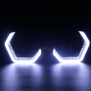I8v High Brightness 12V Auto Lighting System New Model Car Decoration with Multi-Color Led Angel Eyes - Product Image 2