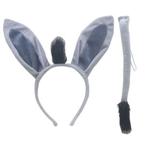 Déguisement d'halloween gris, avec oreilles de singe sur bandeau, déguisement pour la journée, Animal de noël, créatif - Product Image 4