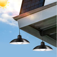 Lampe Solaire Suspendue LED en Gros pour Abri de Jardin, Lustre, Luminaire Industriel pour Couloir, Jardin, Gazebo, Cour, Lampes Solaires Suspendues Extérieures et Intérieures