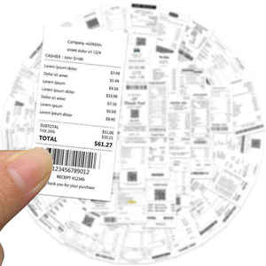 Autocollants de liste de courses personnalisés en gros autocollant décoratif amovible non répétable autocollants auto-adhésifs transparents durables - Product Image 5