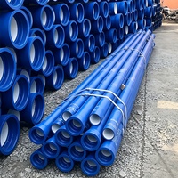 Tuyau en fonte ductile robuste K9 avec revêtement en mortier de ciment, raccord à emboîtement anti-corrosion pour l'alimentation en eau municipale africaine
