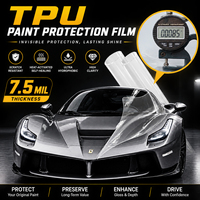 Film de protection de peinture automobile transparent en TPU, résistant aux UV, invisible, pour l'importation de matières premières