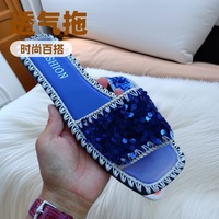 Tongs et sandales d'été pour femmes africaines, grandes tailles, mode, pour l'extérieur, chaussures de plage, designs variés, vente en gros