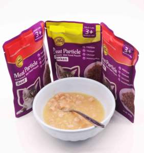 Toptan fiyat tavuk sos ıslak kedi maması taze kese paketi taze et çorba besleyici ve sağlıklı kedi ıslak gıda - Product Image 2