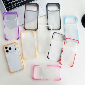 เคสใสกันกระแทกสำหรับ iPhone 17 สีสันสดใส รุ่นใหม่ สำหรับ iPhone 17 Pro Max พร้อมกรอบมุม - Product Image 2