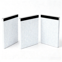 Blocs de papier quadrillé ligné, 30 feuilles/bloc, carnet quadrillé blanc pour étudiants, mathématiques, dessin, calcul, fournitures de bureau
