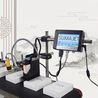 Petite imprimante à jet d'encre thermique pour la date, codes-barres et QR codes, machine de codage pour emballages alimentaires, boîtes en carton, sacs en plastique