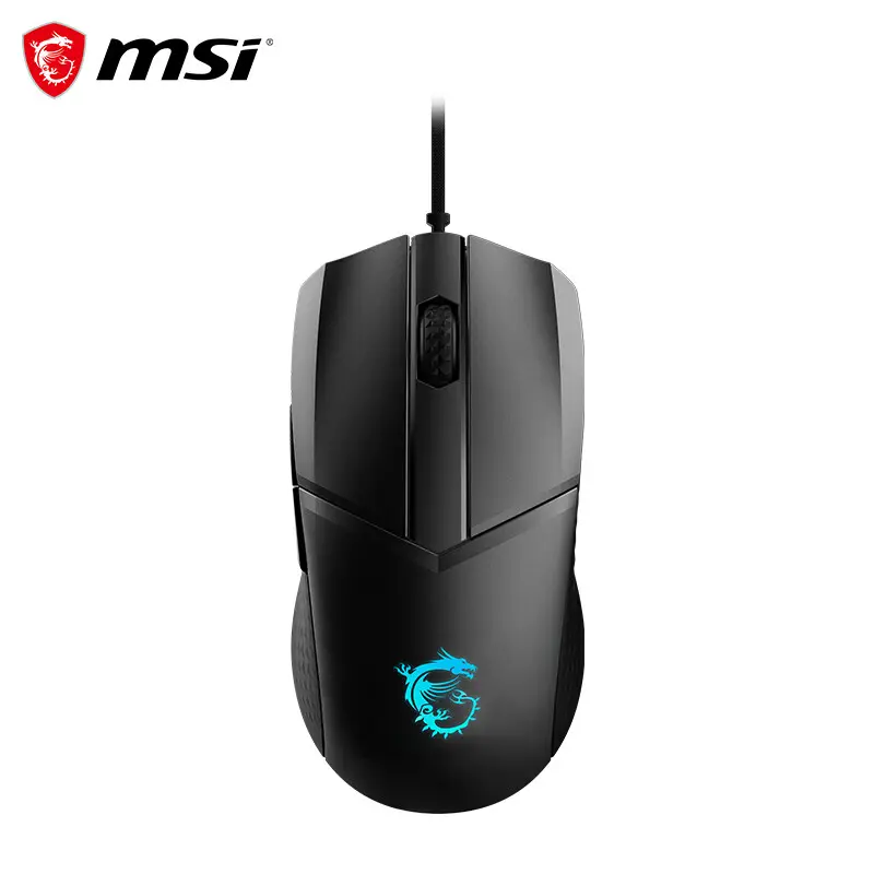 MSI (MSI) GM41 V2 Gaming Mouse Wired RGB Dragon Soul Logo Light Ultra-light Feather Design High-standard Micro-motion Precision
