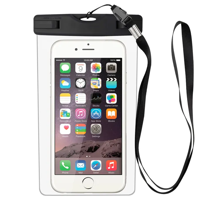 Tpu तैरता निविड़ अंधकार फोन के मामले में फोन Armband के साथ पाउच सूखी बैग
