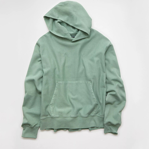 Sudadera con capucha y bolsillo canguro con estampado playero informal de diseño personalizado, sudaderas y sudaderas con capucha de lana de alta calidad para hombre - Product Image 3