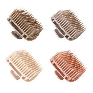 Cepillo de masaje para el cuero cabelludo, para uso en seco y húmedo, herramienta de TPE para lavar el cabello y aliviar la picazón - Product Image 1