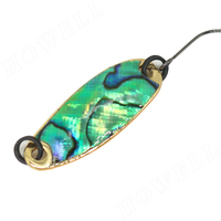 HOWELL OEM ormeau coquille PVC cuillère leurre 2.5g 3.5g 5g mer eau douce matériel de pêche artificiel dur appât pour saumon lac ruisseau