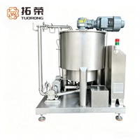 TUORONG 100L Automatische Chocolade Verfijningskogelmolen Machine, Aansluitbaar op Netstroom, Aangepaste Spanning, Vloeibare Chocolademassa Output