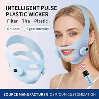 Appareil de levage du visage Resserrement de la peau V Masseur de lifting du visage Vibration Réduire le double menton Dispositif de lifting du visage à micro-courant électrique