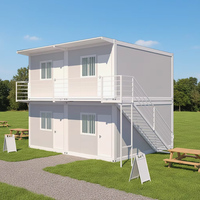 Maison conteneur amovible étanche de 20 pieds, préfabriquée modulaire en kit pour bureau, habitation et logement