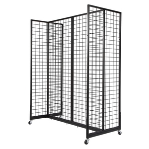 Estante de exhibición de Gridwall más grande de pie de piso resistente - Product Image 1