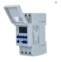 Temporizador Digital Programable Diario/Semanal AHC15A THC15A para Riel DIN, Relé de Interruptor de Tiempo, 25A 16A 220V CA 230V 110V/ CC 24V 12V