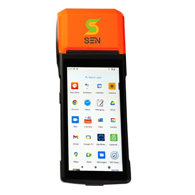 Android All in One Mobile Smart Biometric Portable Pos Billing 4g Nfc Handheld Terminal With Printer Pos Machine for Retail