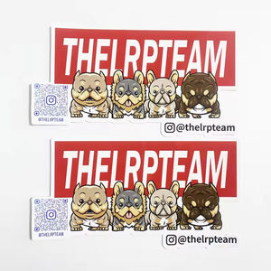 עמיד למים קריקטורה ויניל pvc קישוט מדבקה דקסל מותאם אישית הולוגרפית נצנצים לוגו die לחתוך מדבקה עם qr קוד - Product Image 4