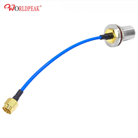 Cloison de prise femelle de type N vers prise mâle SMA Semi Flexible RG402 SS402 RG141 RG405 086 Assemblage de câble coaxial RF personnalisé