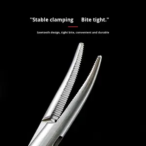 Penjepit Hemostatik Bedah Tipe Lengkung dan Lurus, Penjepit Hemostatik Baja Tahan Karat untuk Operasi - Product Image 4
