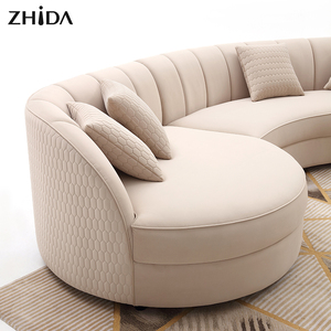 Fabricación de Sofás, Muebles de Sala de Estar de Lujo, Sofás Seccionales, Juego de Sofás de Terciopelo - Product Image 4