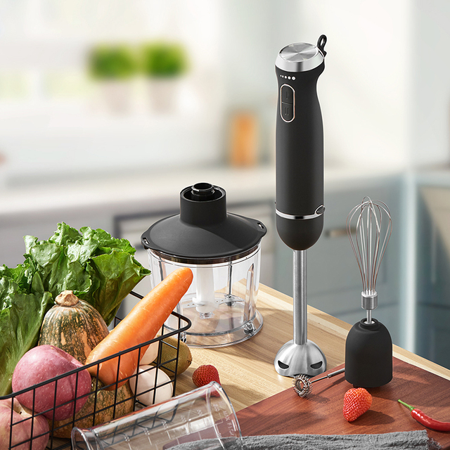 HB-3301 500W Kitchen Appliances Set Immersion Juicer Blender With Whisk Chopper and Cup EU/UK/BS Plug